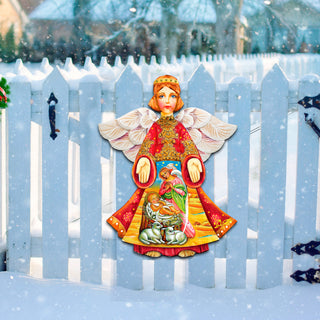 Mary And Joseph Angel Door Hanger