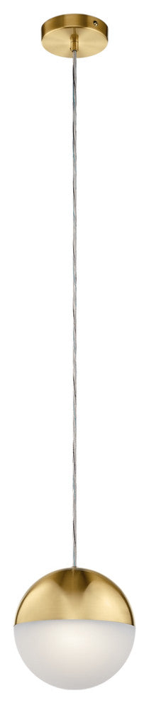 Moonlit Contemporary Mini Pendant in Champagne Gold