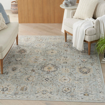 Nourison Oushak Home 6' x 9' Mint Vintage Indoor Rug