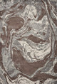 HomeRoots 9' x 13' Polypropylene Mocha Area Rug