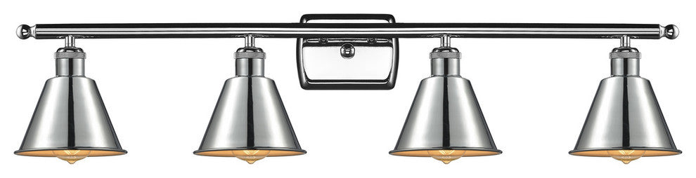 INNOVATIONS LIGHTING 516-4W-PC-M8-LED Smithfield 3 Light Bath Vanity Light