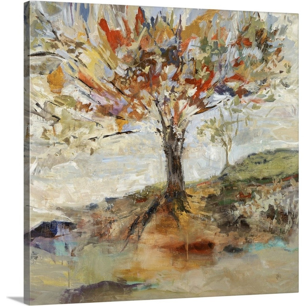 Amethyst Bridge Wrapped Canvas Art Print, 30"x30"x1.5"