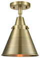 Innovations 447-1C-AB-M13-AB-LED 1 Light Flush Mount, Antique Brass