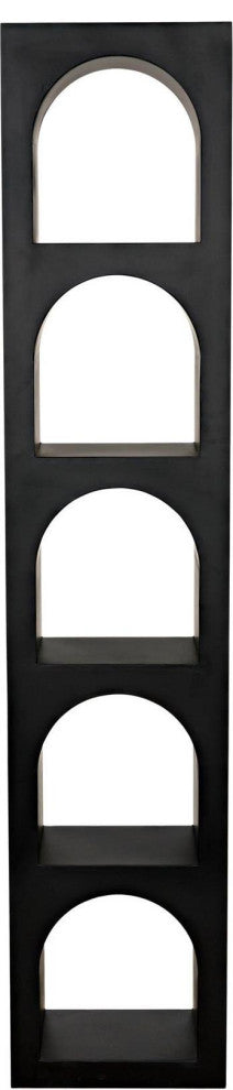 Matte Black Metal Traditional Floor Lamp