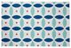 Geometric Spring Chenille Rug, Dark Cobalt Blue, 2'x3'