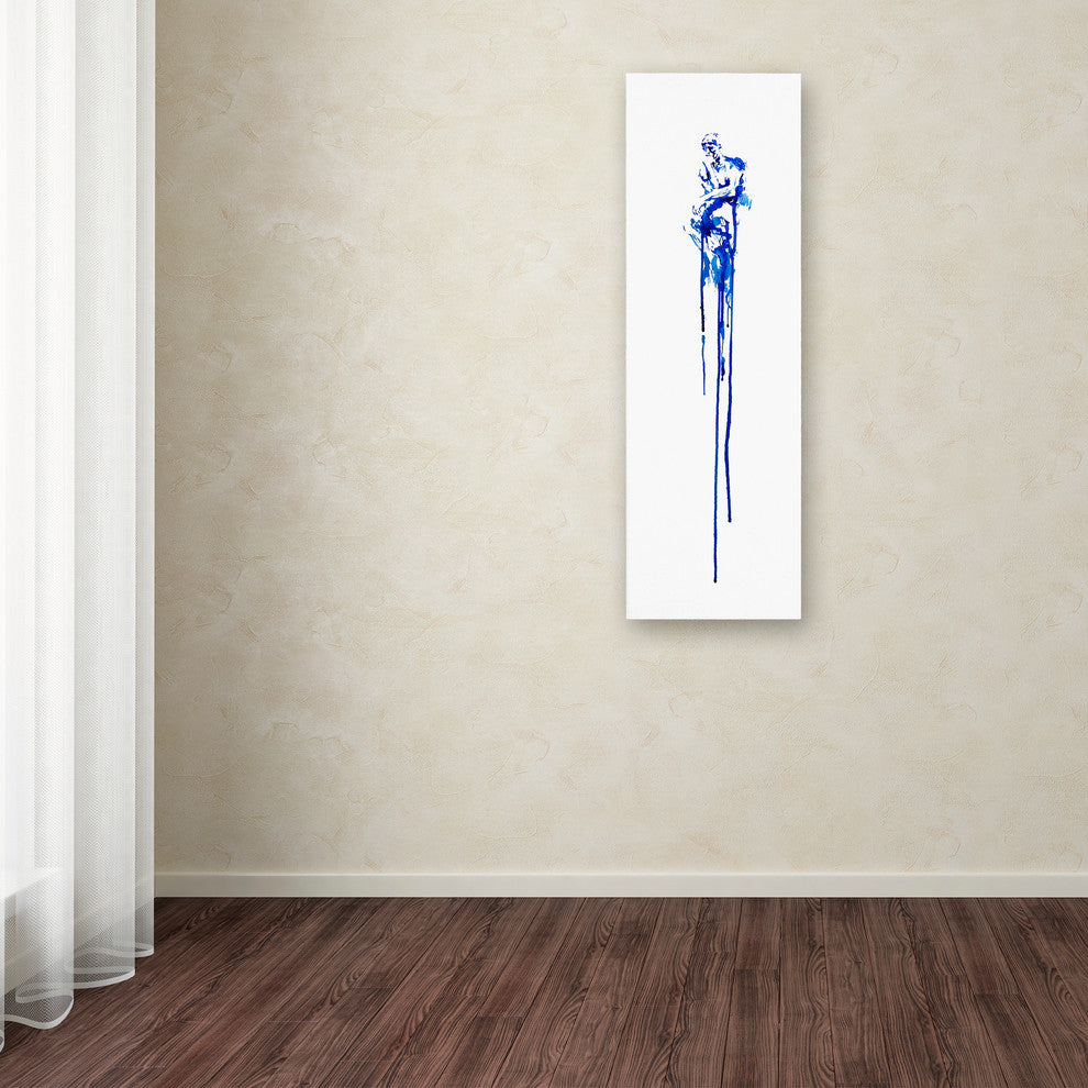 Marc Allante 'This One Fleeting Thought' Canvas Art, 19x6