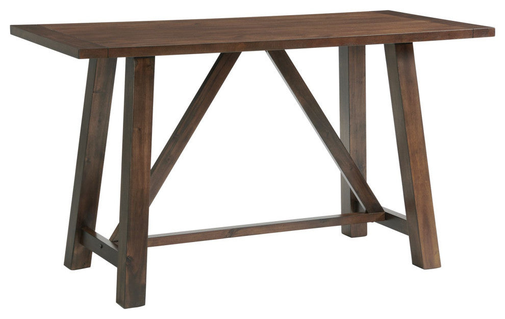 Picket House Furnishings Regan 6-Piece Counter Height Dining Set, Cherry