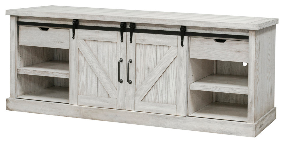 Avondale 80" TV Console Barn Door