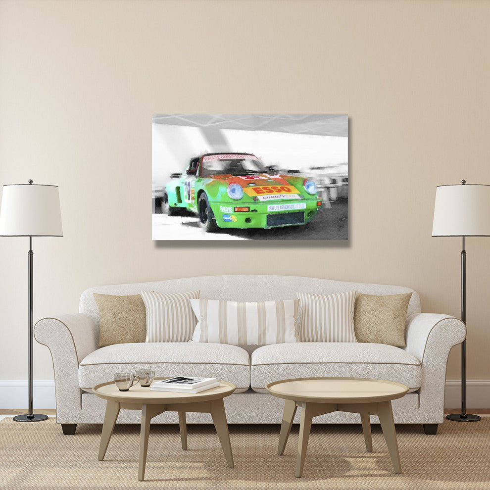 "Porsche 911 Turbo Watercolor" Fine Art Print