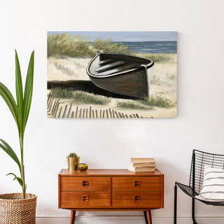 Lonesome Boat 36 x 24 Canvas Wall Art