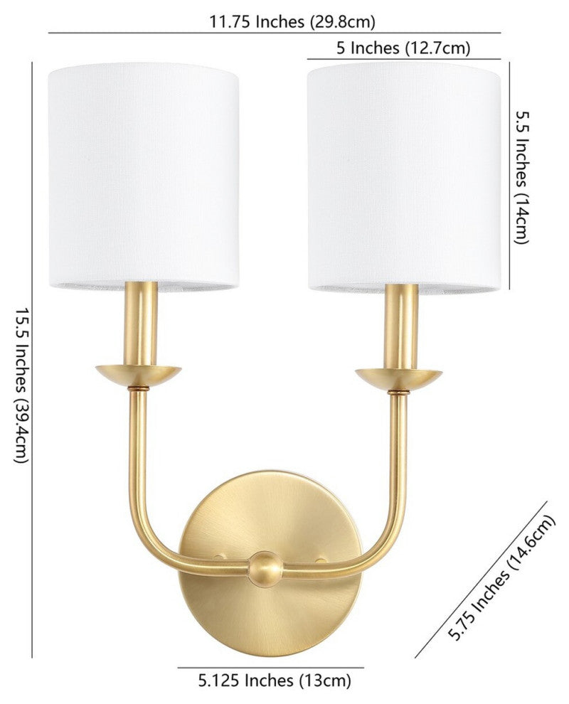 Safavieh Ferrara Wall Sconce Gold