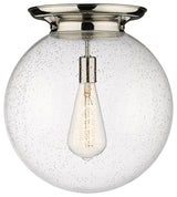 Innovations Beacon 1 16" Flush Mount Polished Nickel