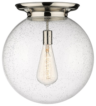 Innovations Beacon 1 16" Flush Mount Polished Nickel