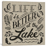"Lake Lake" by Wellington Studio, 26x26x1.5