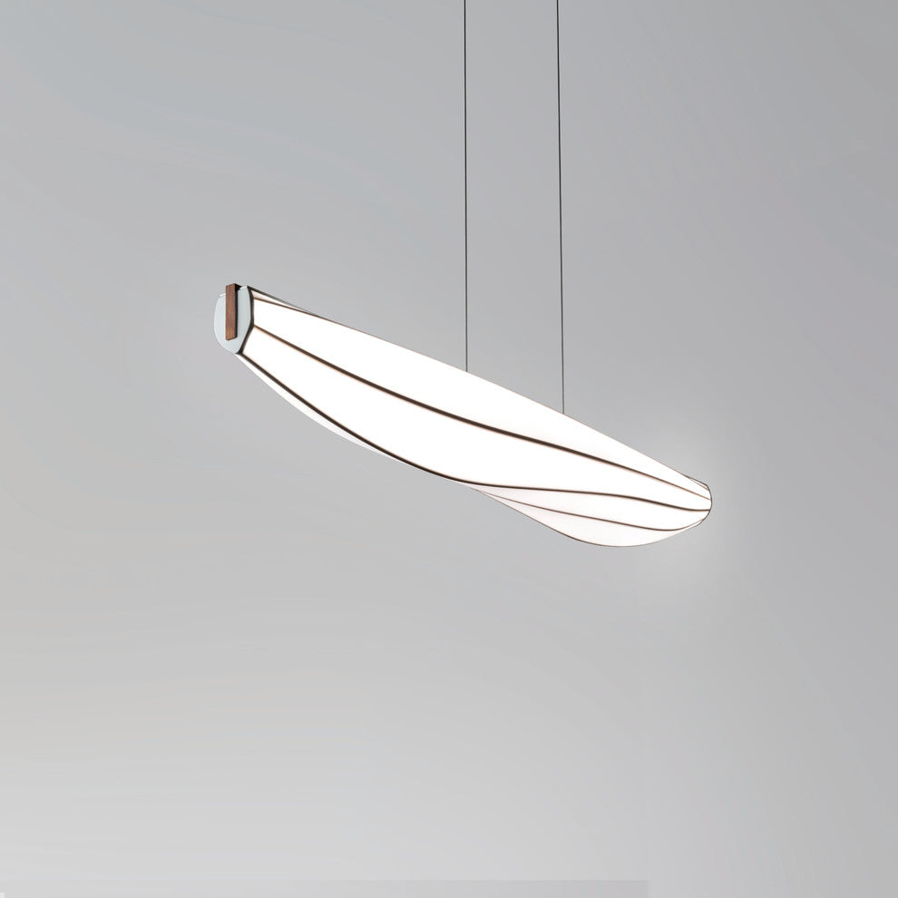 Lenis LED Linear Pendant, Walnut, 3500k - 277v