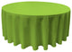 LA Linen Round Polyester Poplin, Lime, 120" Round