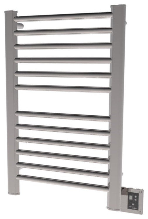 Amba Sirio Wall Mounted Hardwired Towel Warmer, Brushed