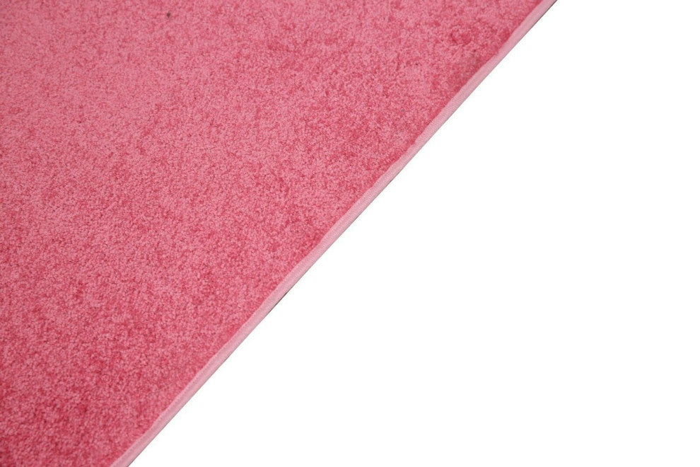 Furnish My Place Pink 2'' x 20'' Solid Color Rug Runner Made In Usa