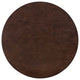Dining Table, Round, Wood, Black Dark Brown, Modern, Cafe Bistro Restaurant
