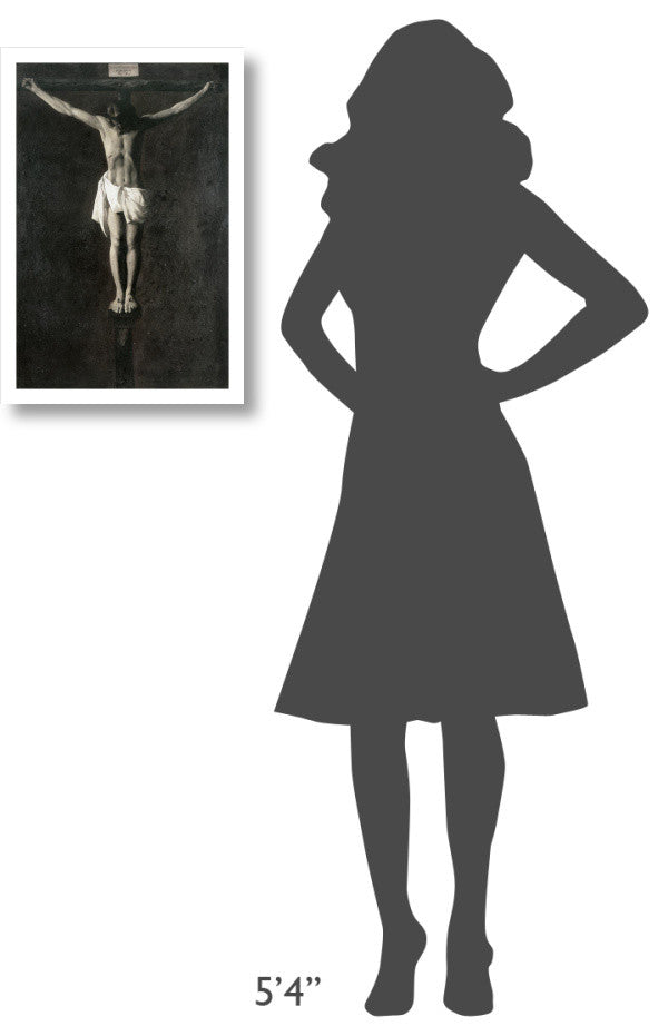 "Christ On The Cross" Digital Paper Print by Francisco de Zurbaran, 16"x24"