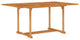 Vidaxl Garden Table 59.1"x35.4"x29.5" Solid Teak Wood
