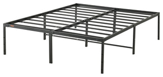VEVOR Queen Size Bed Frame 18" Metal Bed Frame Platform 1500 lbs Noise Free