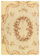 Beige Fine Hand Knotted Abusson Rug 8'11'' X 12'1''