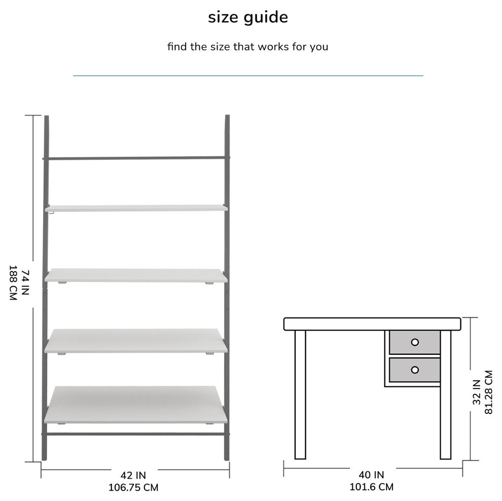Lasalle Ladder Shelf, Walnut