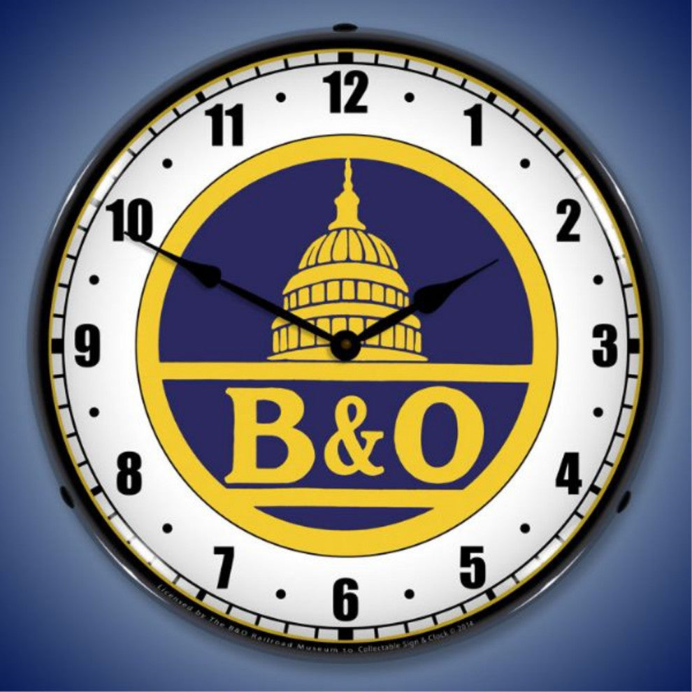 BOR1408533 B&O Railroad 1 Clock
