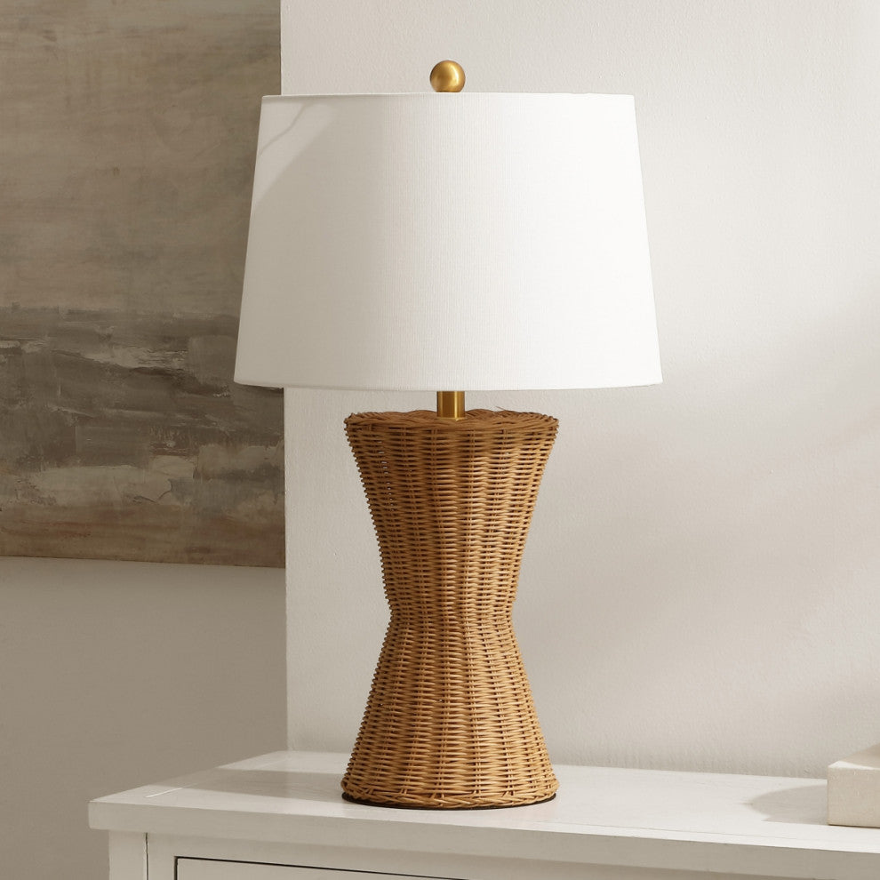Safavieh Aitana 26" Table Lamp, Natural/Brass