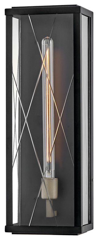 Hinkley Monte Large Wall Mount Lantern, Black