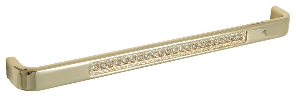 Utopia Alley Gleam Cabinet Pull, Polished Gold, 7.5", 1 Pack