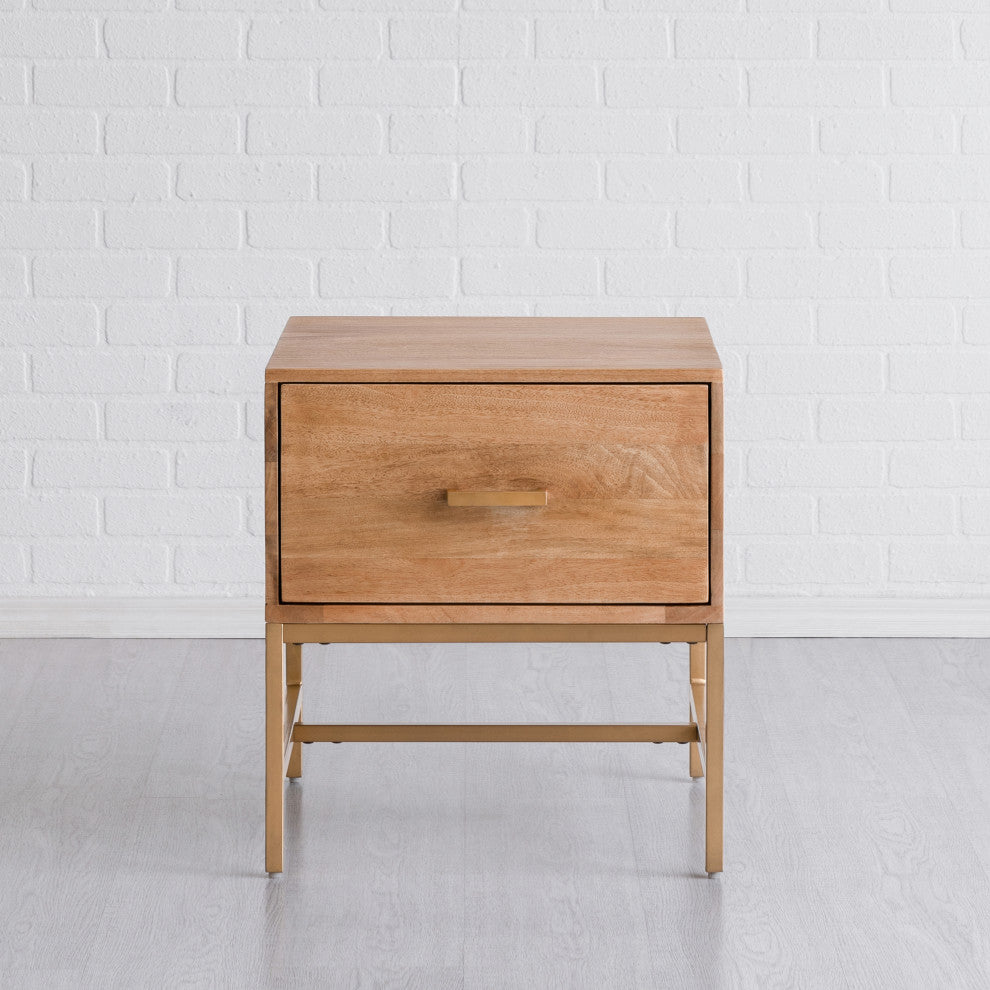 Eden Night Stand Table, Natural
