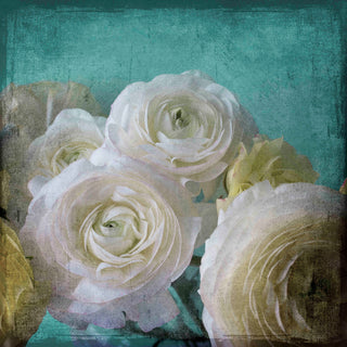 "Yellow Ranunculus B" Painting Print on Canvas by Stalus