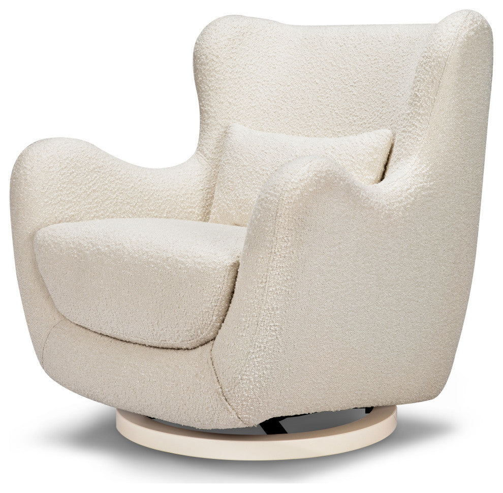 Solstice Swivel Glider, Ivory Boucle