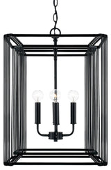 Capital Lighting 546041 Lennon 4 Light 16"W Abstract Pendant - Matte Black