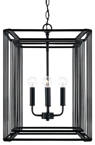 Capital Lighting 546041 Lennon 4 Light 16"W Abstract Pendant - Matte Black