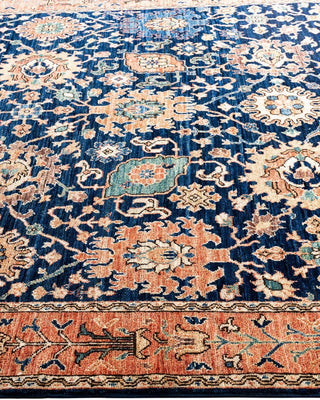 Serapi One-of-a-Kind Hand-Knotted Area Rug Blue, 6' 2" x 9' 1"
