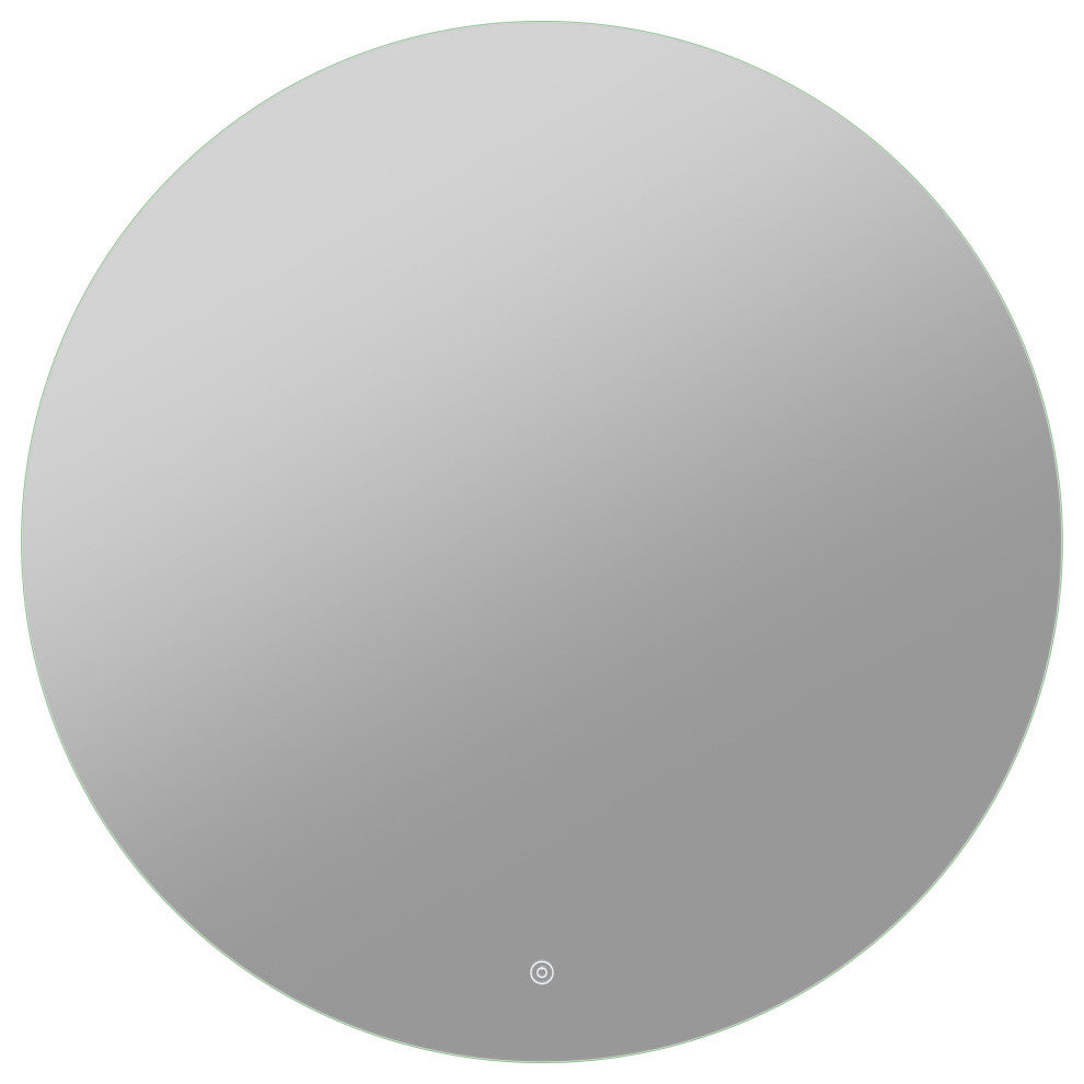 ANZZI 32" Diam. LED Back Lighting Bathroom Mirror With Defogger