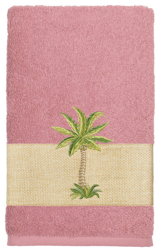 Colton Embellished Hand Towel, Tea Rose