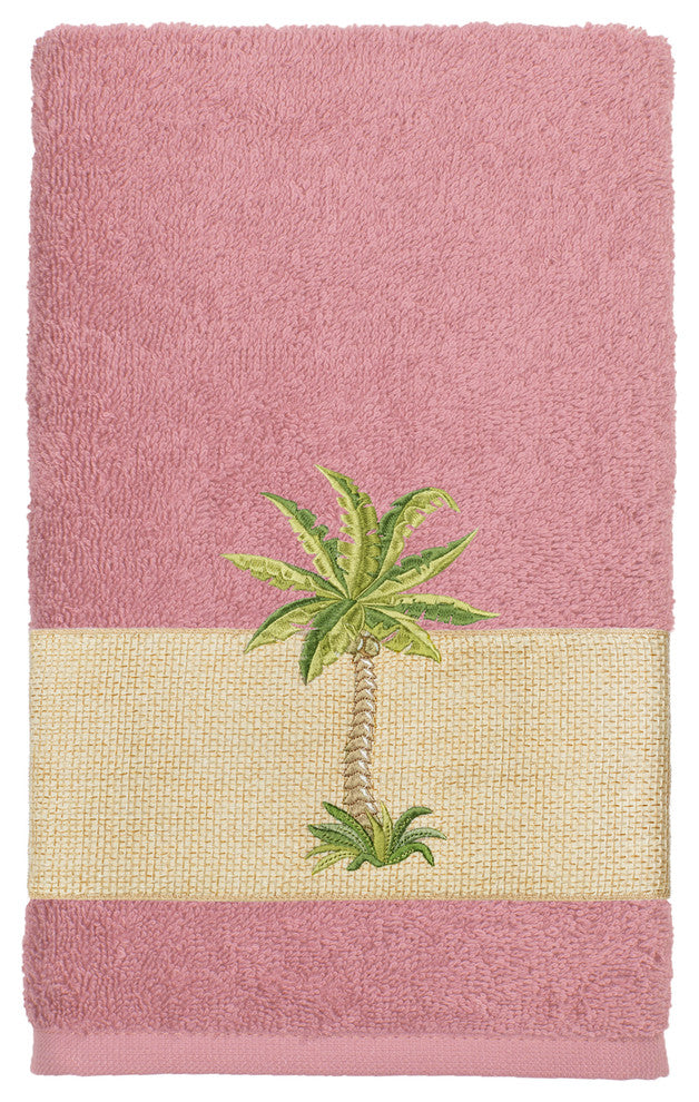 Colton Embellished Hand Towel, Tea Rose