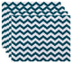 Chevron Decorative Placement, Lake Blue, Set of 4