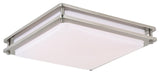 Vaxcel Lighting C0150 Horizon 16"W Integrated LED Flush Mount - Satin Nickel