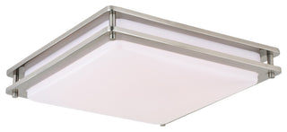 Vaxcel Lighting C0150 Horizon 16"W Integrated LED Flush Mount - Satin Nickel