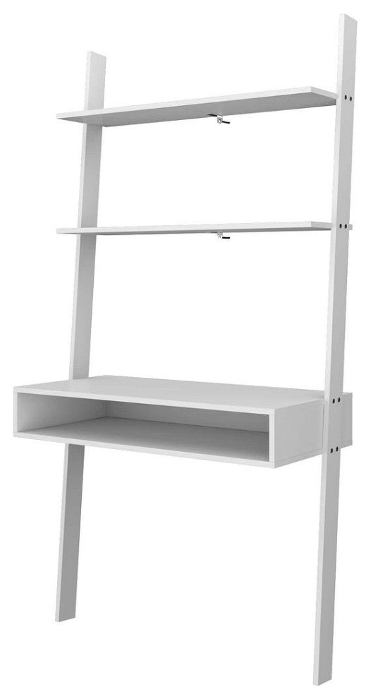 Cooper Ladder Desk in White