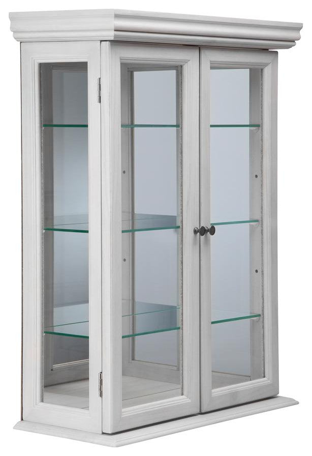 Design Toscano White Country Tuscan Curio Cabinet