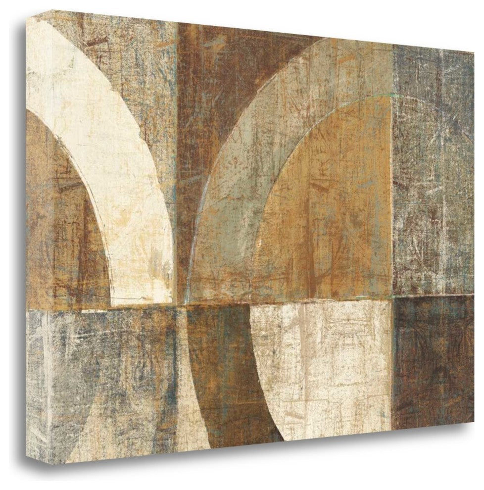 "Circular Sculpture" By Wild Apple Portfolio, Giclee on Gallery Wrap Canvas