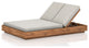 Kinta Outdoor Double Chaise Lounge-Stone
