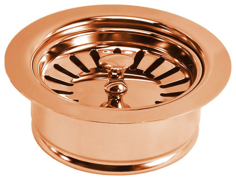 Native Trails DR340 3-1/2" Basket Strainer - Weathered Copper
