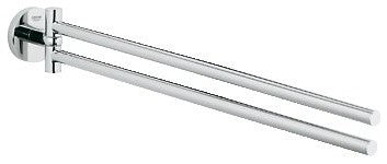 Grohe Essentials 18" Dual-Arm Towel Bar